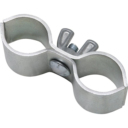 National 1-5/8 In. Zinc Plated Steel Universal Pipe Clamp N344630